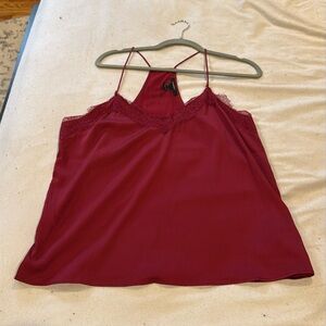 Women’s Forever 21 razor back lace tank top